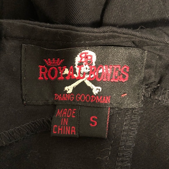 Hot Topic Royal Bones Black Rope Bodice Hi Low Dress - Picture 8 of 8